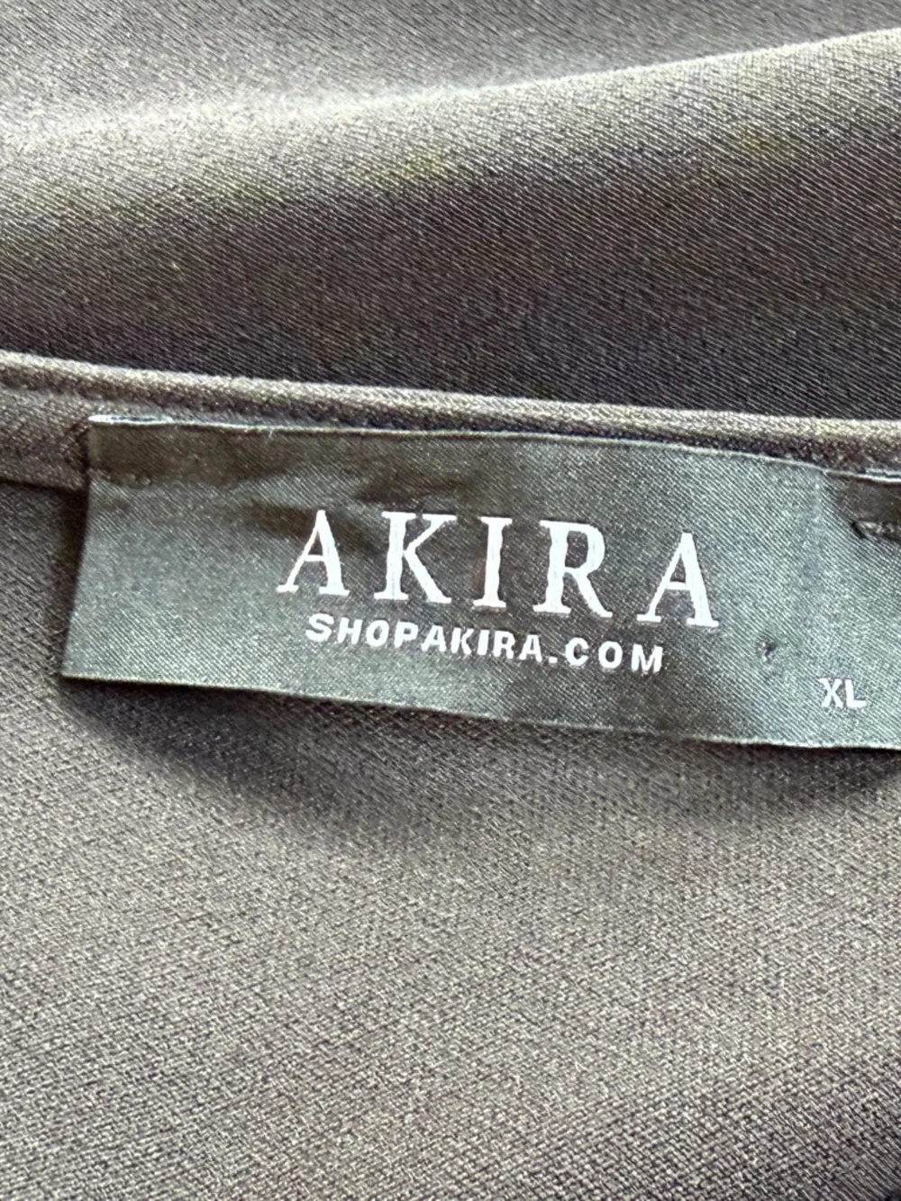 AKIRA Draco Pointed Mini Dress Black White Sculptural One Shoulder Size XL - Picture 10 of 12